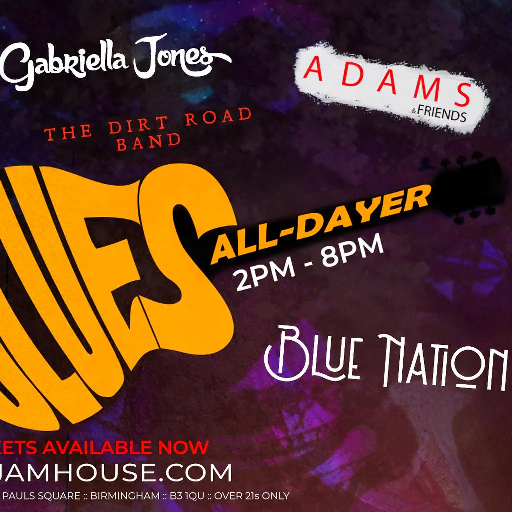 Blues Alldayer with Blue Nation at The Jam House
