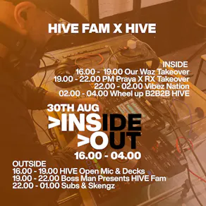 INSIDE//OUT AUGUST Bank Holiday Takeover