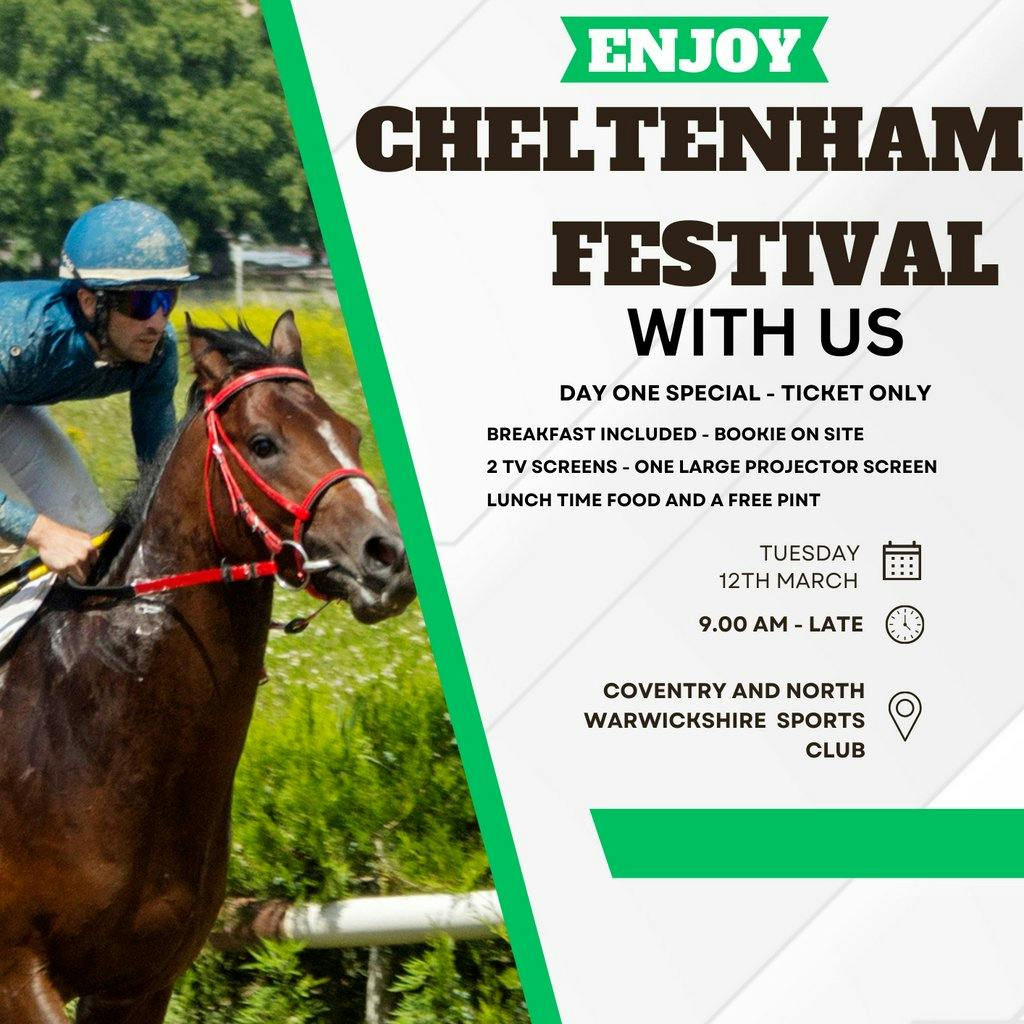 Cheltenham Festival Tuesday 12th March Coventry And North