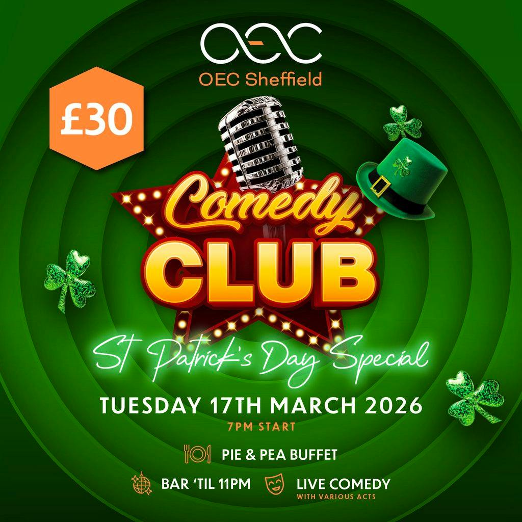St Patricks Day Comedy Club at The OEC