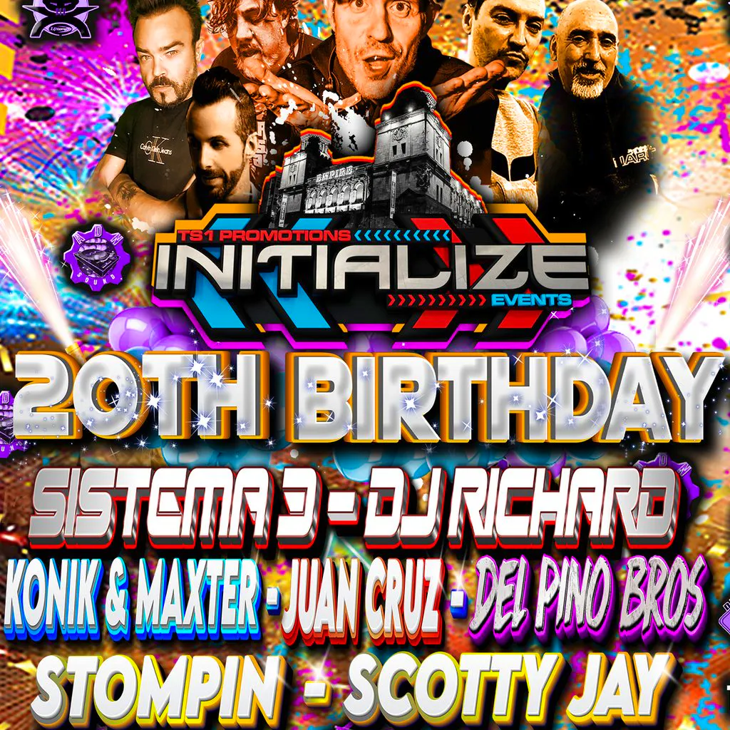 INITIALIZE - 20th Birthday at The Middlesbrough Empire