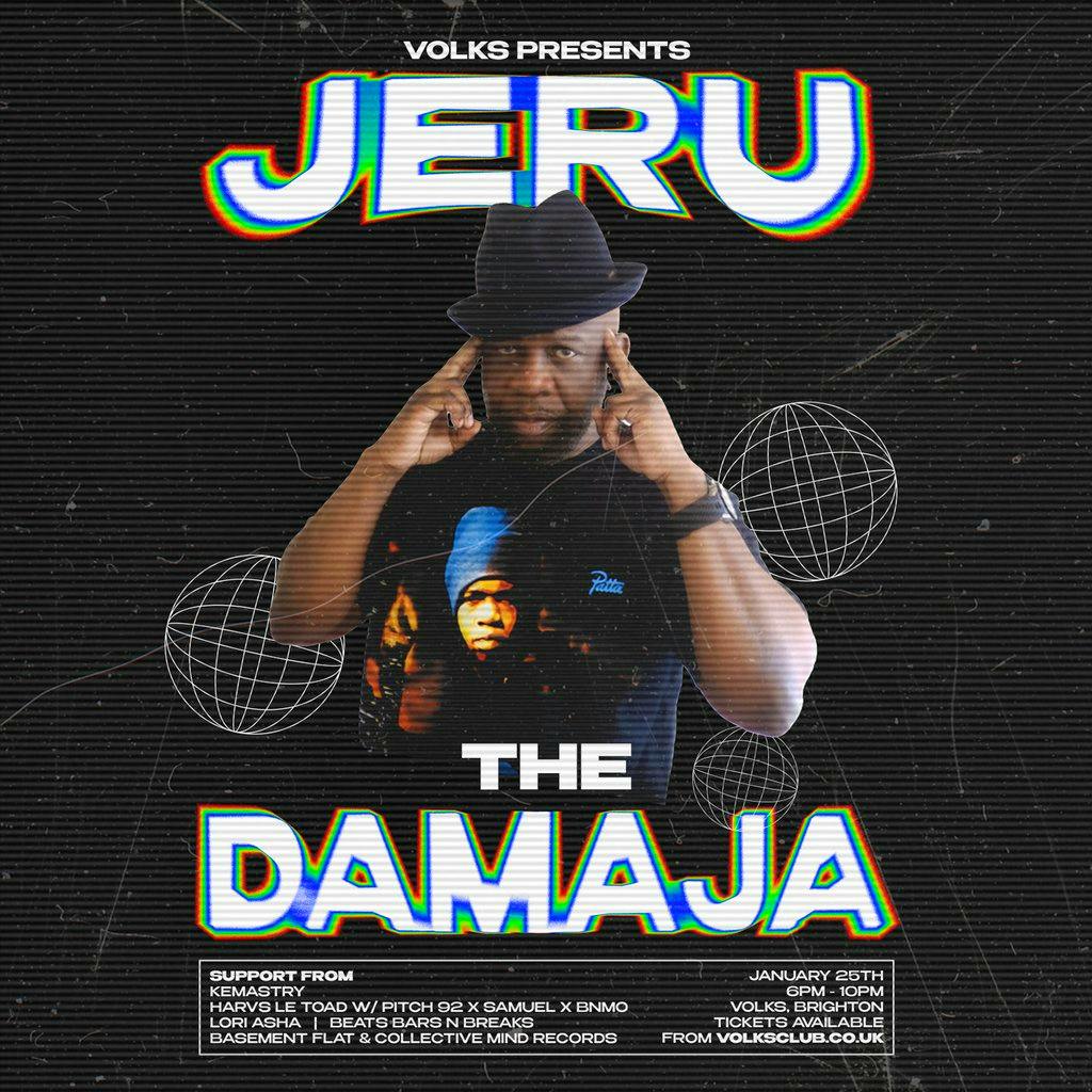 Tickets: Jeru The Damaja | The Volks Nightclub Brighton Sun 25