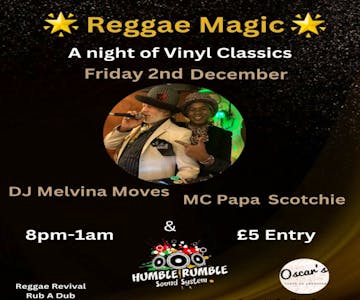 Reggae Magic - A night of Vinyl Classics