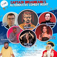 Captain Breadbeard's Alternative Comedy Night at Cosy Club Canterbury