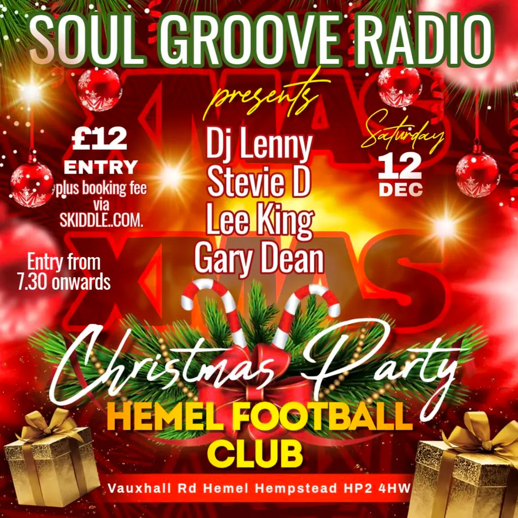 SGR Christmas Party at Hemel Hempstead Football Club