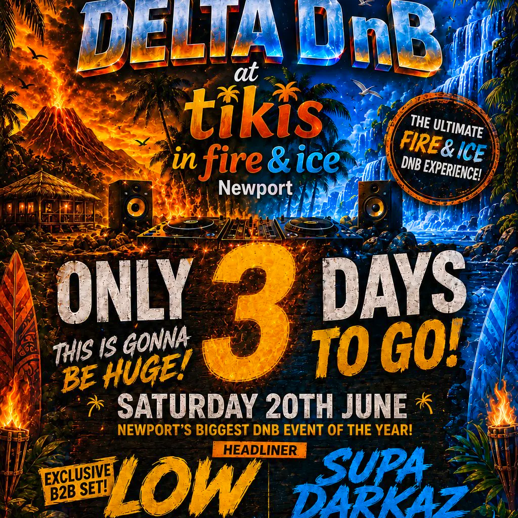Step into summer at tikis with another Delta Takeover at Fire And Ice , Newport