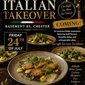 Italian Takeover by MJM Catering at Basement 85