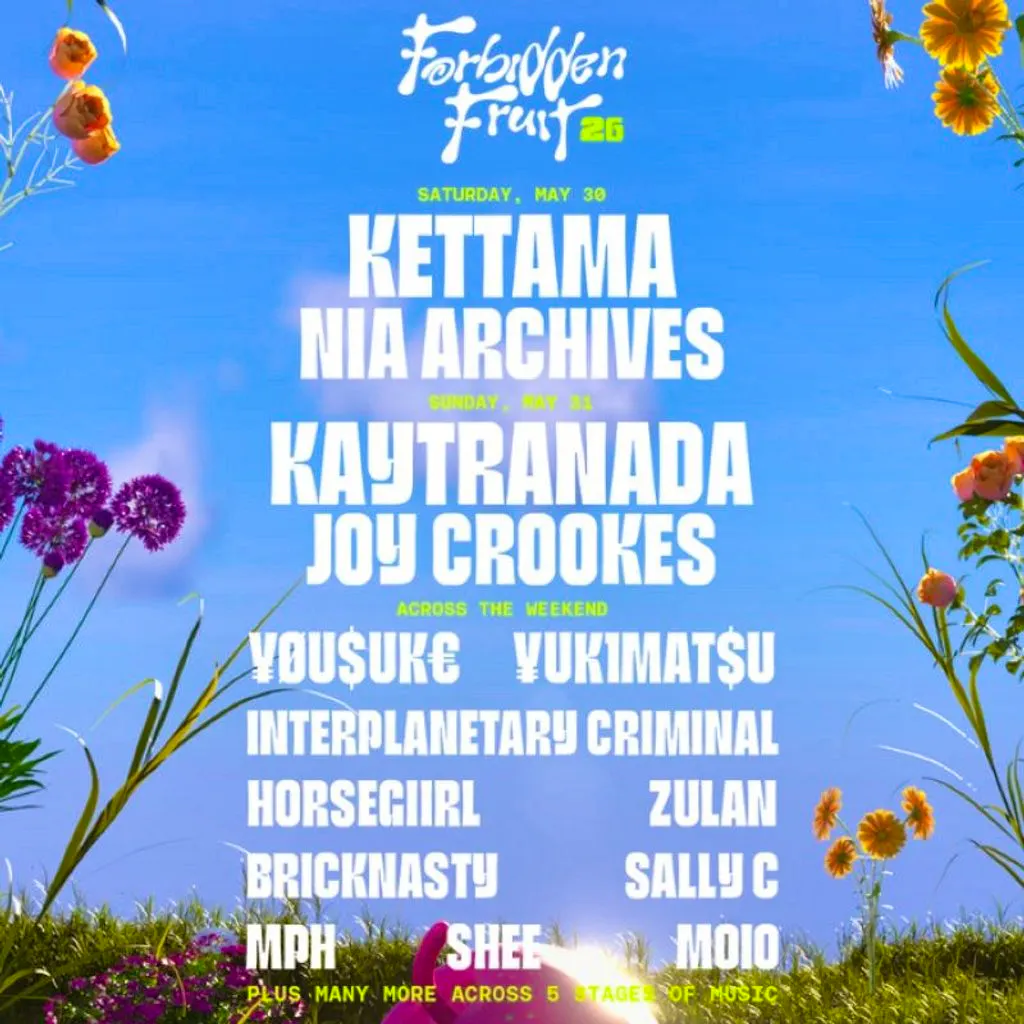 Forbidden Fruit Festival 2026 at The Royal Hospital, Kilmainham, Dublin