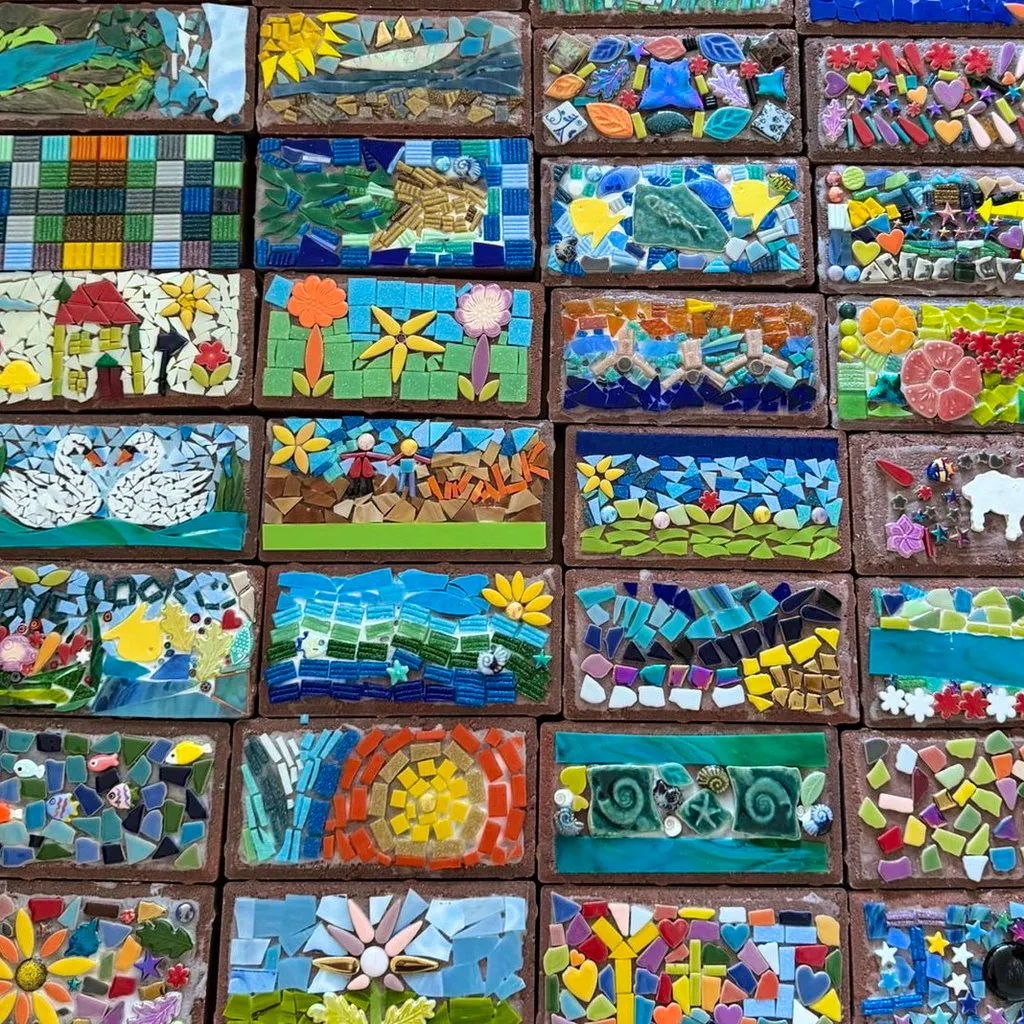 Create A Mosaic Brick That Lasts Forever at Hythe Railway Station