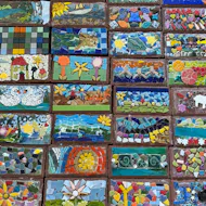 Create A Mosaic Brick That Lasts Forever at Hythe Railway Station