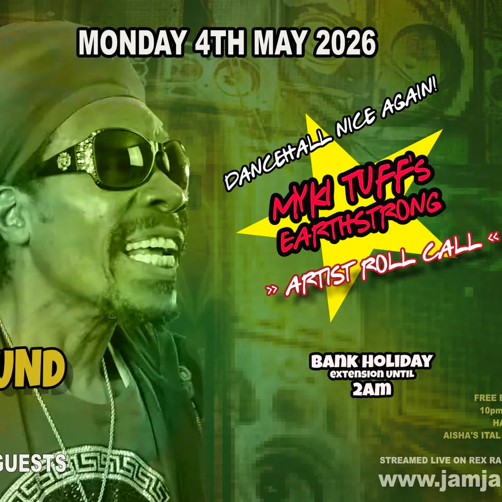 Jam Jah Mondays: Myki Tuff - Dancehall Nice Again at The Station Pub