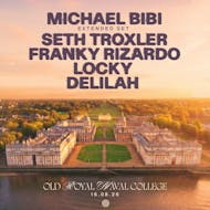 Michael Bibi extended set on the Thames at Old Royal Naval College Greenwich