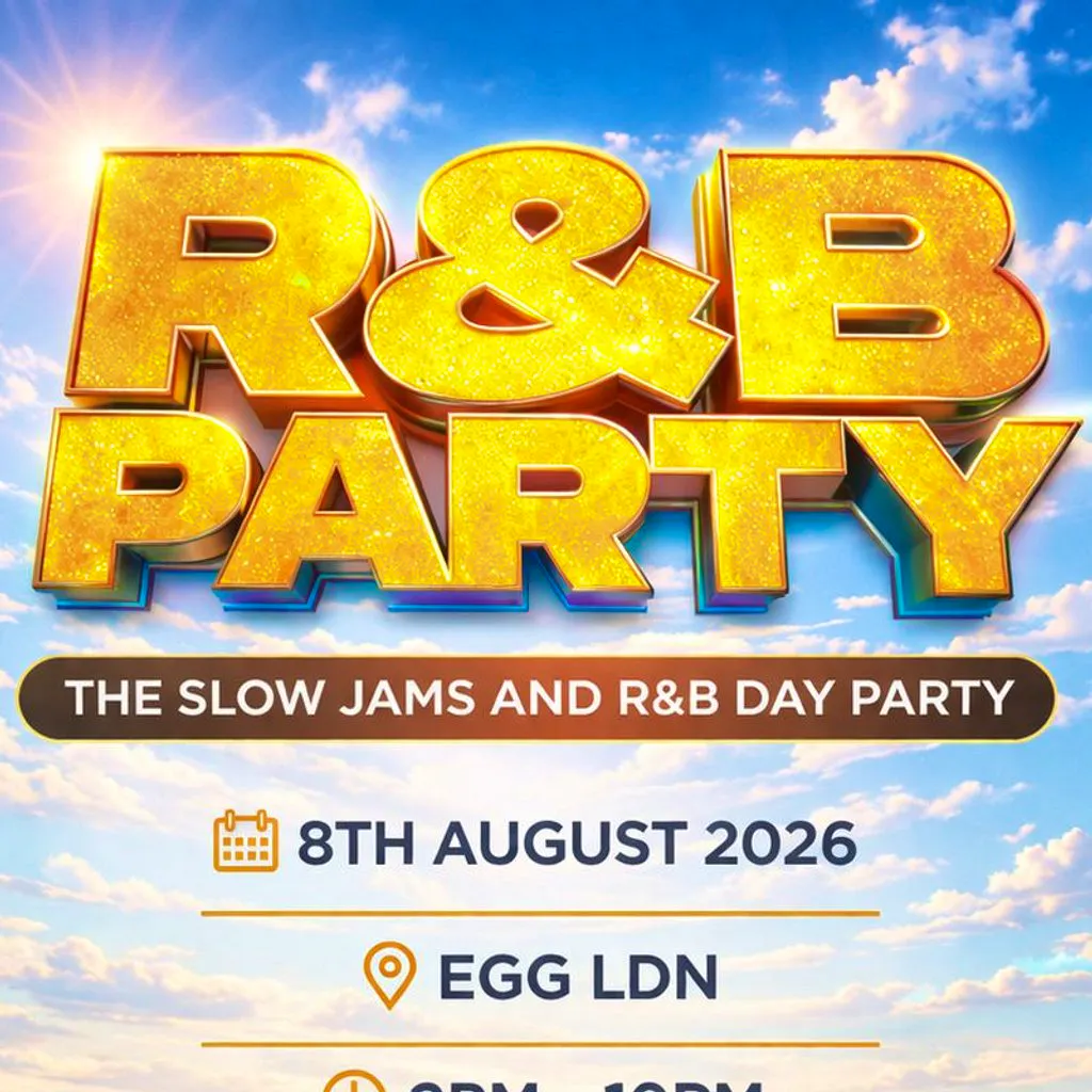 R&B PARTY - Summer Rooftop Party at Egg London