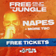 Free The Jungle w/ Napes at Quarters Brighton