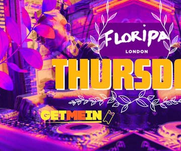 Shoreditch Hip-Hop & RnB Party // Floripa Shoreditch // Every Thursday // Get Me In!