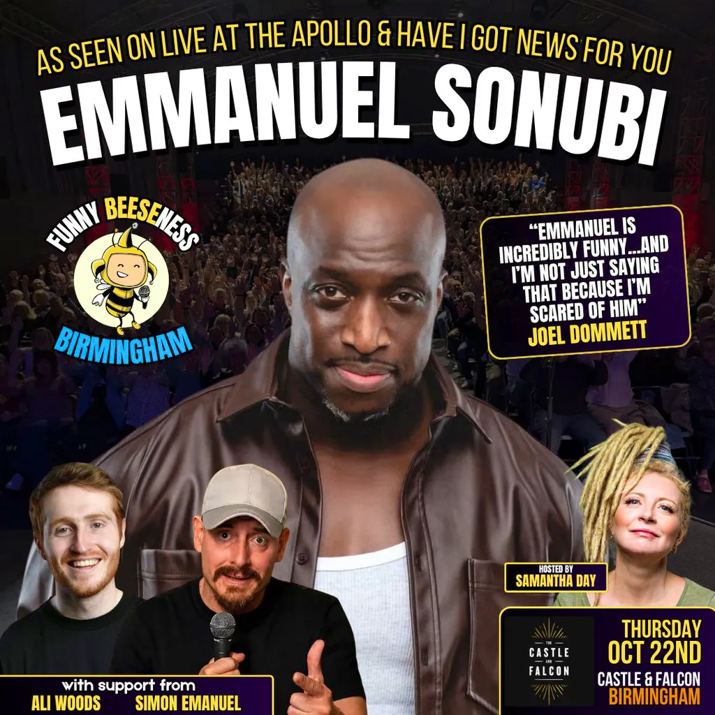 Funny Beeseness: Emmanuel Sonubi at The Castle And Falcon