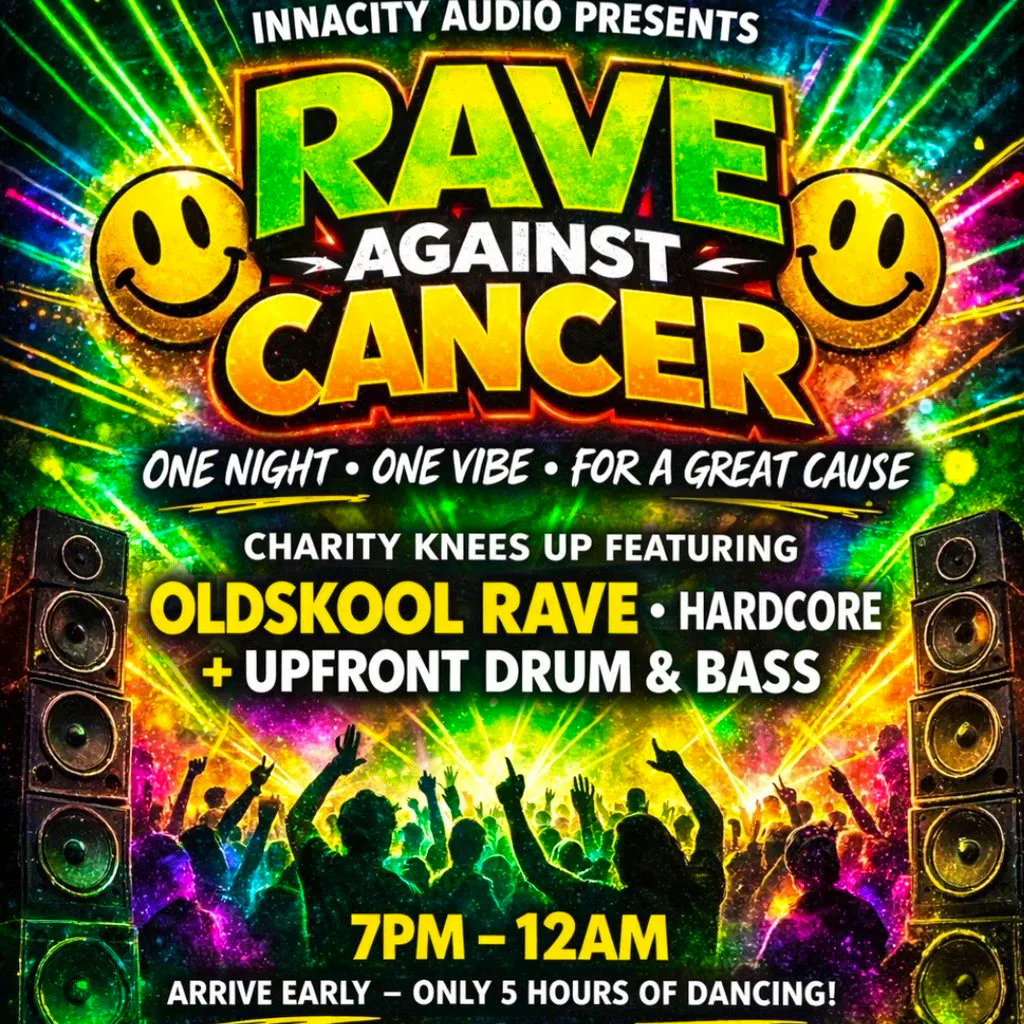 Rave Against Cancer at Ripon Arts Hub