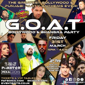 G.O.A.T. Bollywood & Bhangra Party