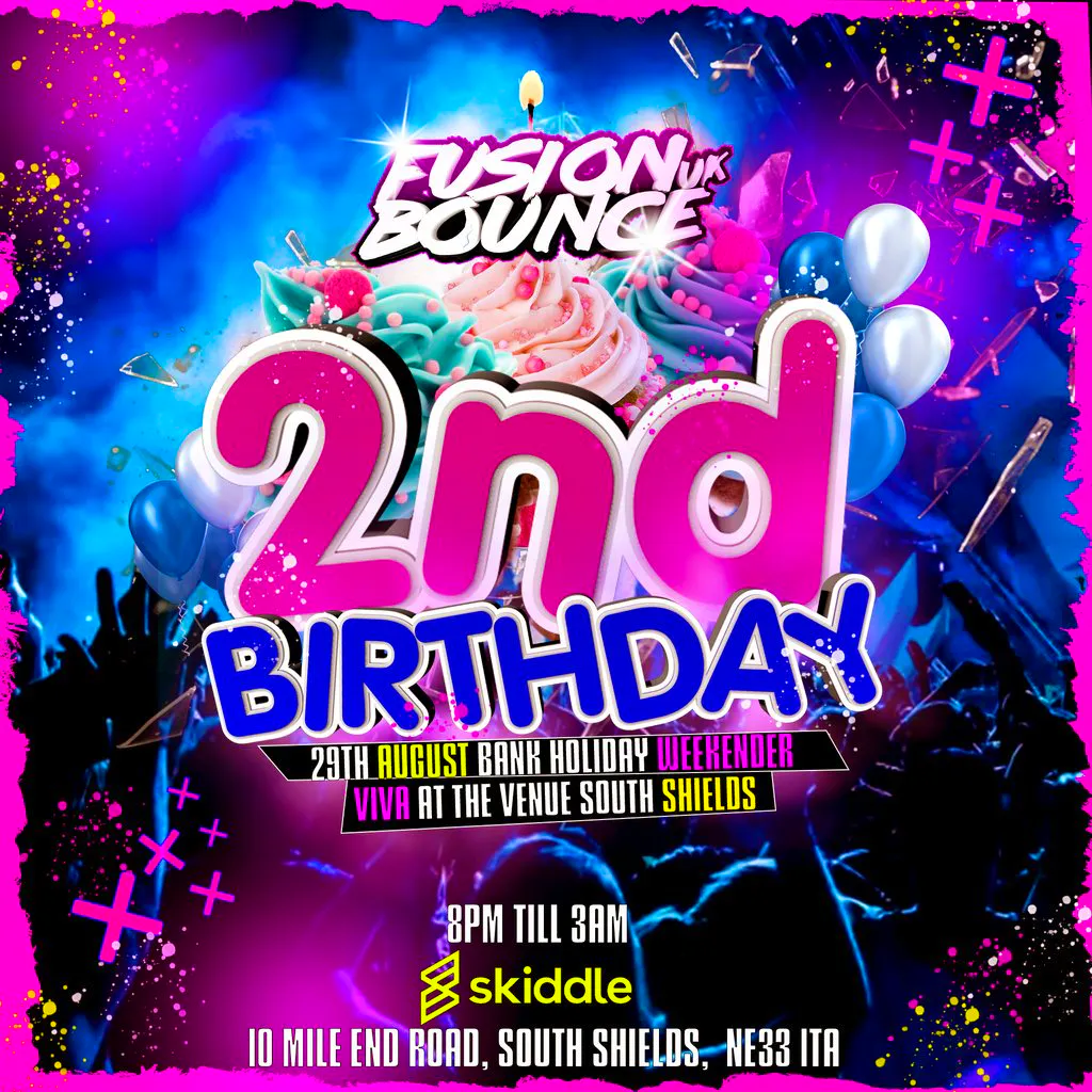 FusionBounce UK 2nd Birthday at Viva
