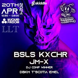 TECHNO BELTERS X LLT presents: KX CHR Tickets | The Liquid Room Edinburgh  | Sat 20th April 2024 Lineup