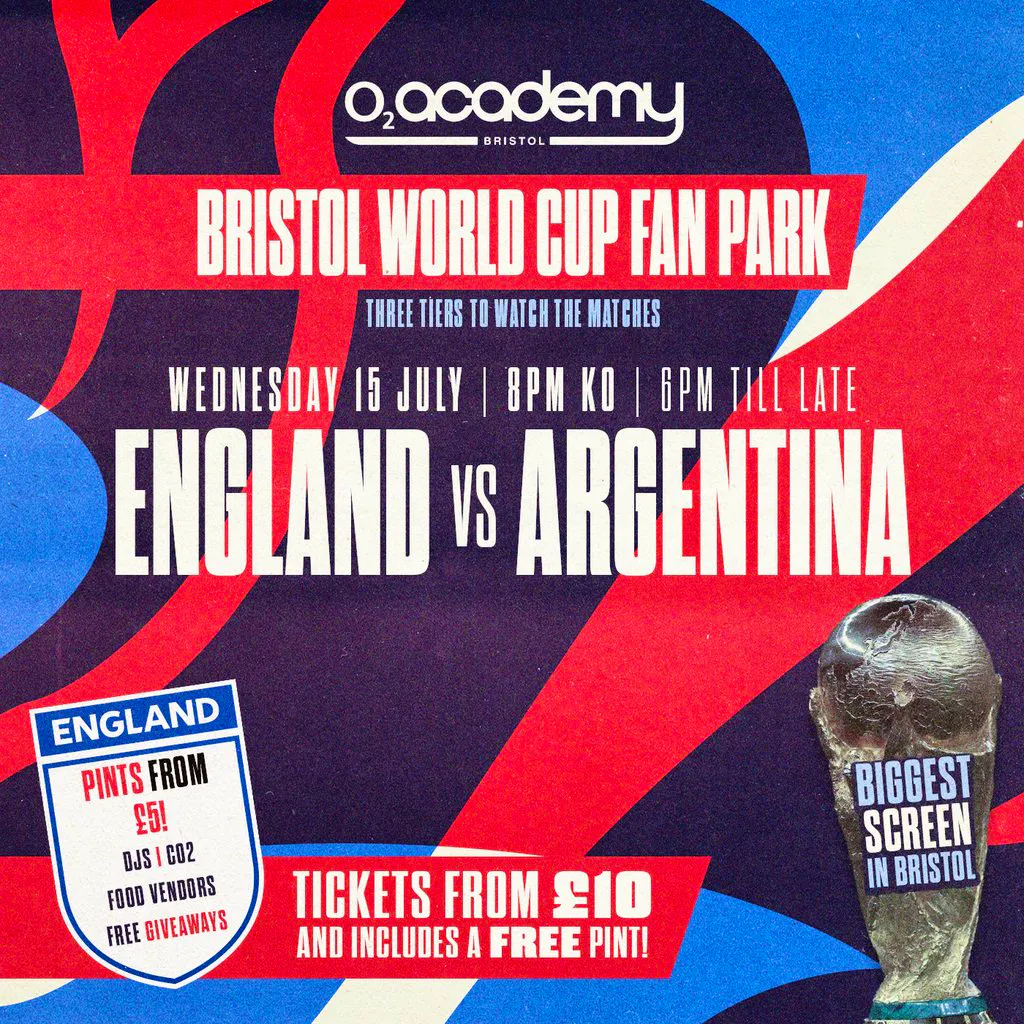 Bristol World Cup Fan Park - Semi-Finals! at O2 Bristol Academy