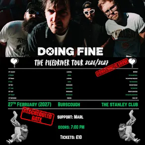 Doing Fine @ The Stanley Club (Piledriver Tour Homecoming Show)