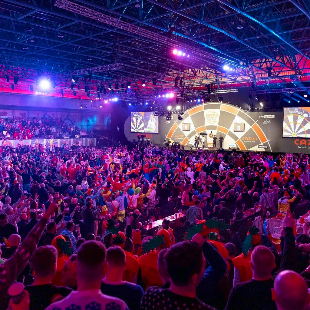 World Darts Championship Final at Boxpark Liverpool
