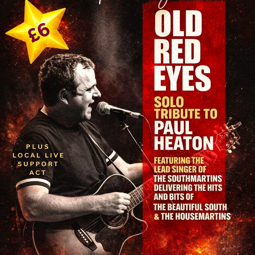 Old Red Eyes - Solo Tribute to Beautiful South and Housemartins at The Parkway Sports Bar, Lounge And Function Suite