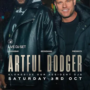 Artful Dodger + 80s vs 90s Night at Bridgebar