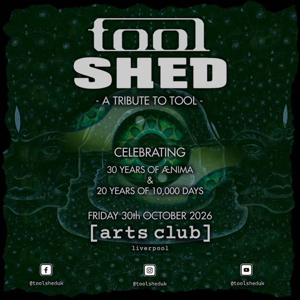 Tool Shed - A Tribute to Tool | Arts Club | Liverpool at Arts Club Loft