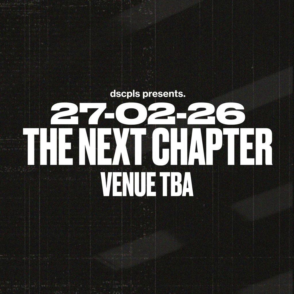 dscpls presents: The next chapter at Venue TBA   Leamington Spa