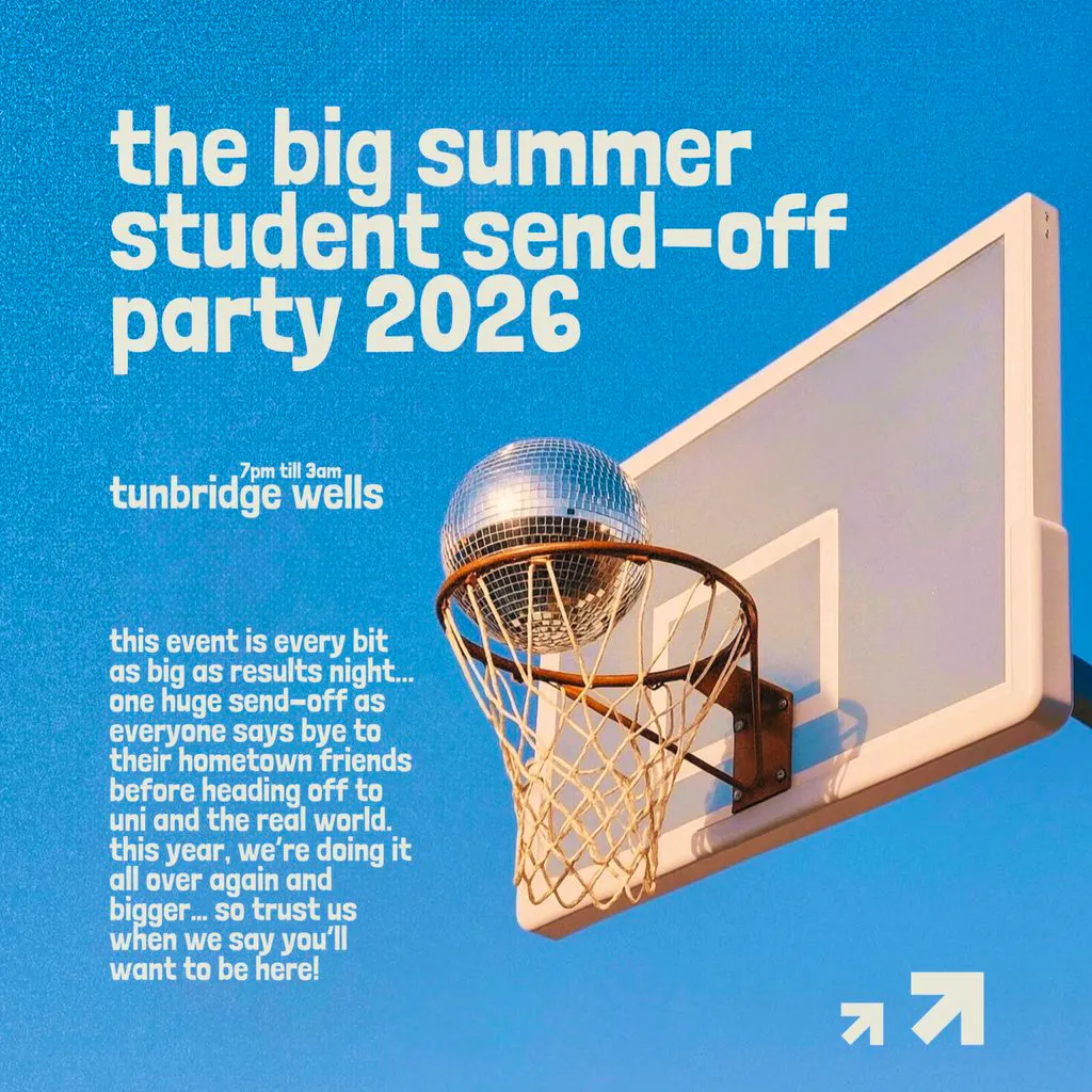 3.0 The Big Summer Student Send-Off Party - Tunbridge Wells at The Manor House Tunbridge Wells