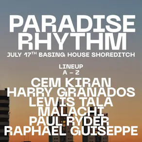 Paradise Rhythm Comes To London
