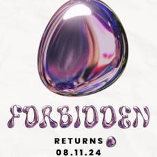 Forbidden "The Return" at Cube Lounge Venue 1 New Park Street Le3 5lh 