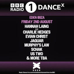 BBC Radio 1 Dance Ibiza Afterparty Tickets | Eden Ibiza Sant Antoni  | Fri 2nd August 2024 Lineup