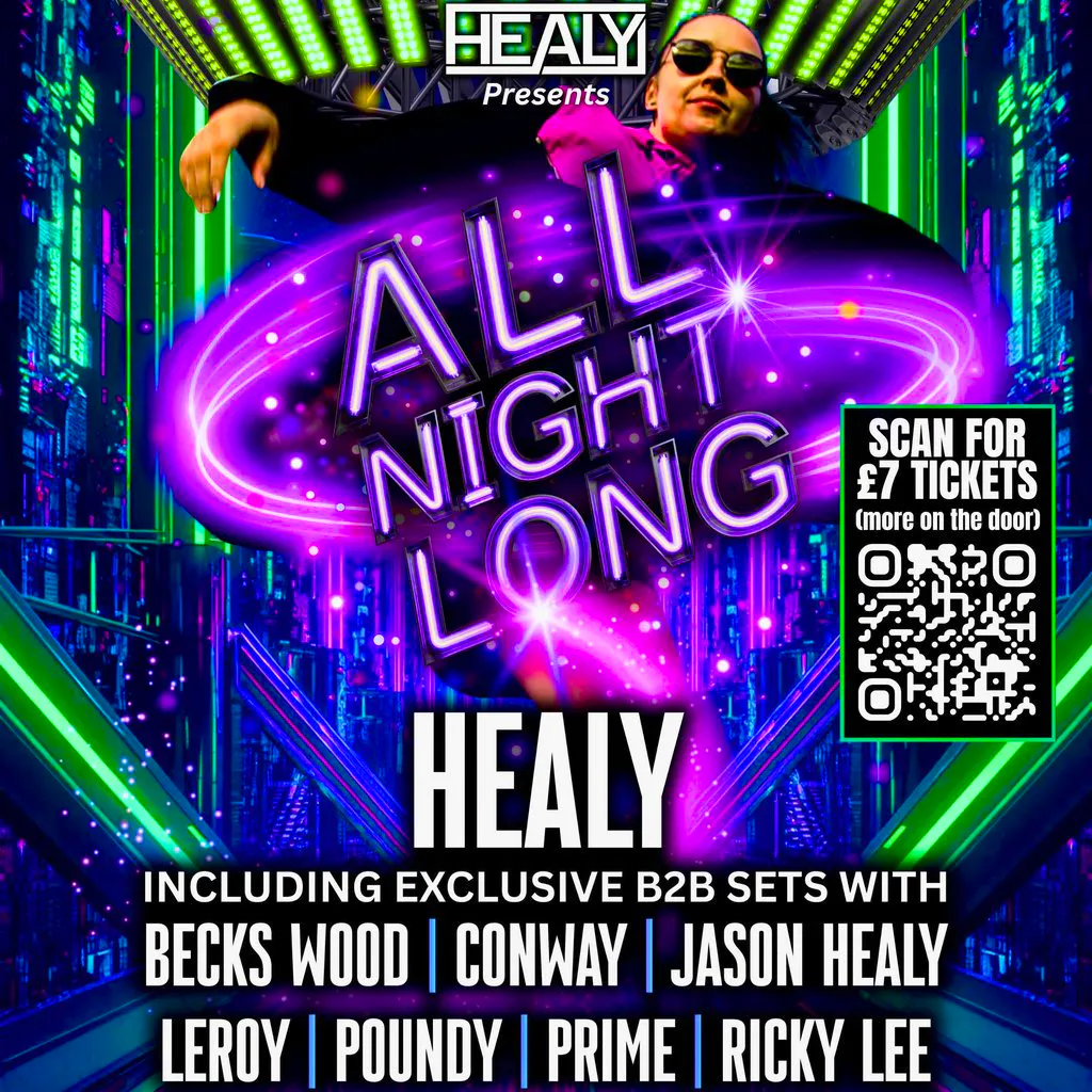 Healy All Night Long + Friends at Basement Hull