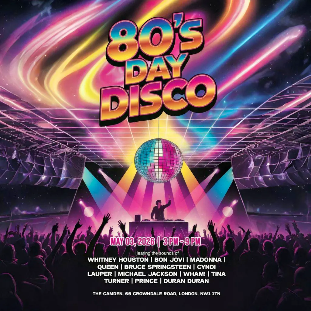 80's Day Disco | Bank Holiday Party at The Camden London at The Camden