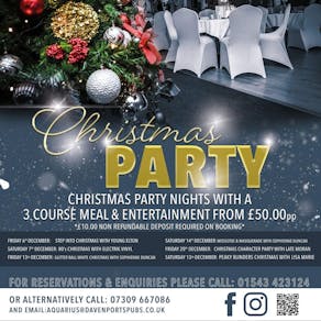 Step Into Christmas Party at Aquarius