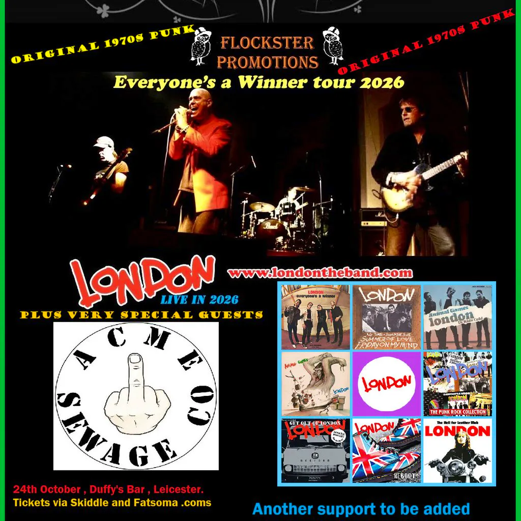 London , Acme Sewage Co + One more at Duffys Bar, Leicester