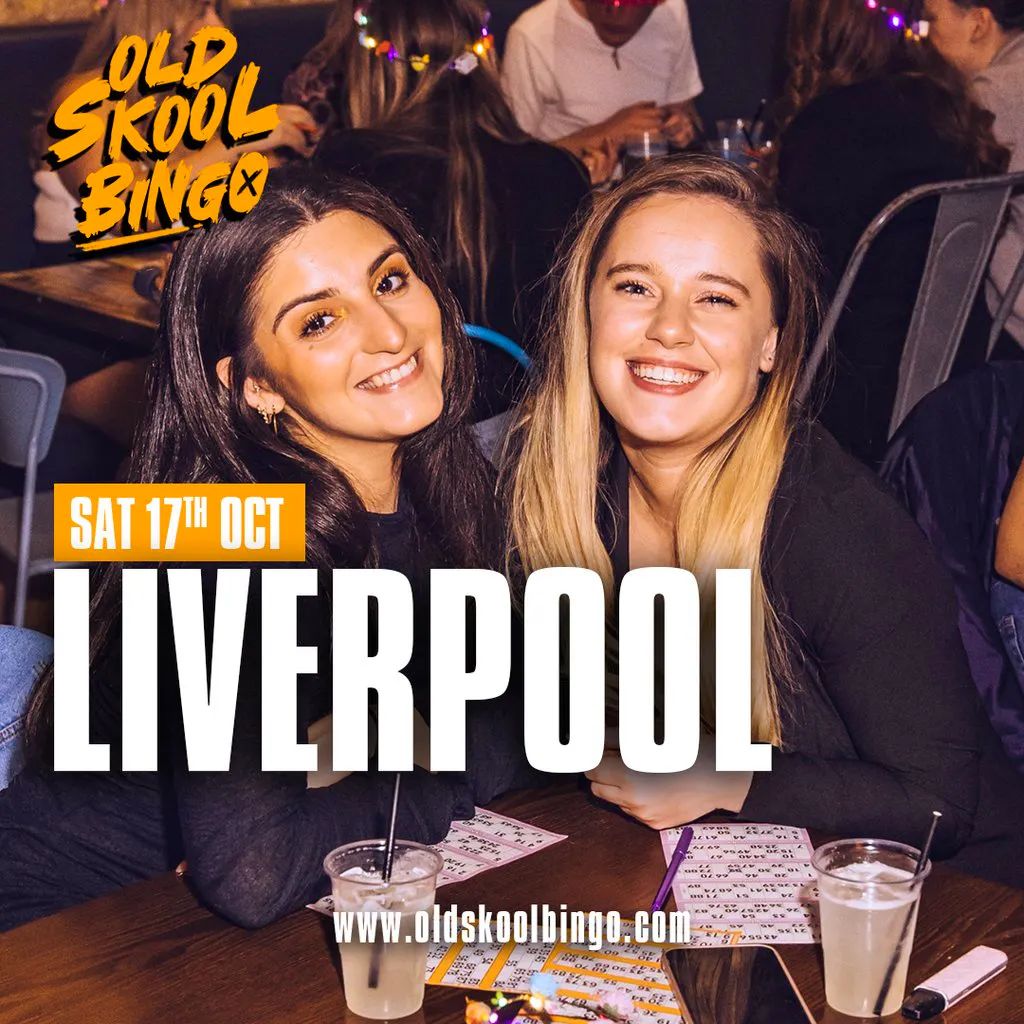 Old Skool Bingo Sat 17th October Liverpool at Deluca's