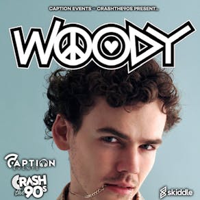 Caption + CrashThe90s present Woody Cook