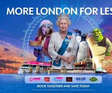 Merlin’s Magical London: 3 Attractions In 1 – Shrek's Adventure! + Sea Life + Madame Tussauds