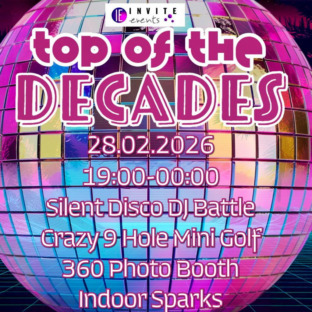 Top of the Decades Silent Disco at Marriott Hotel Portsmouth