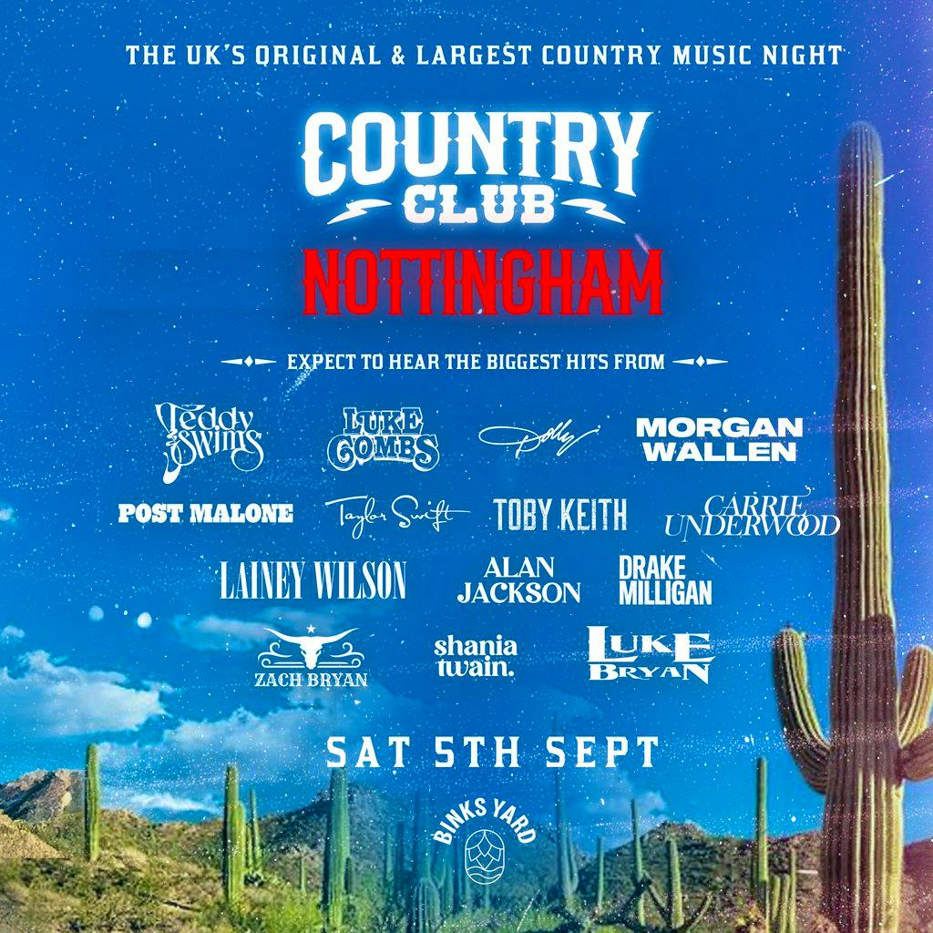 Country Club - Outdoor Country Music Festival - Nottingham at Binks Yard