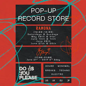 Do As You Please Pop-Up Record Store