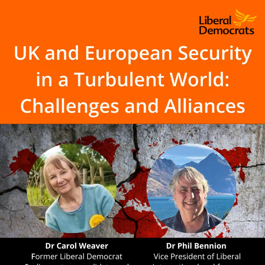 UK and European Security in a Turbulent World at Secular Hall