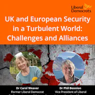 UK and European Security in a Turbulent World at Secular Hall