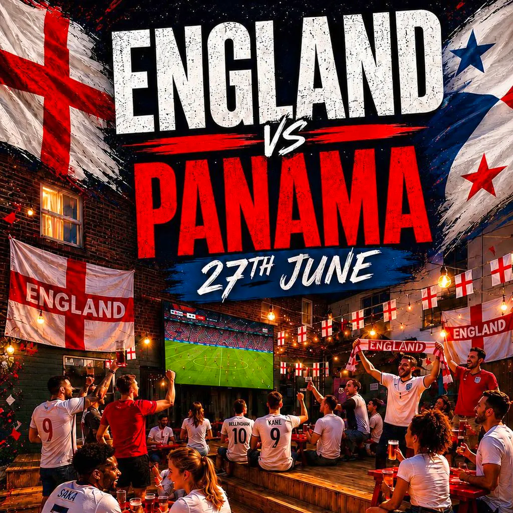England vs Panama at Basing House