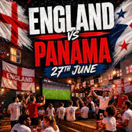 England vs Panama at Basing House