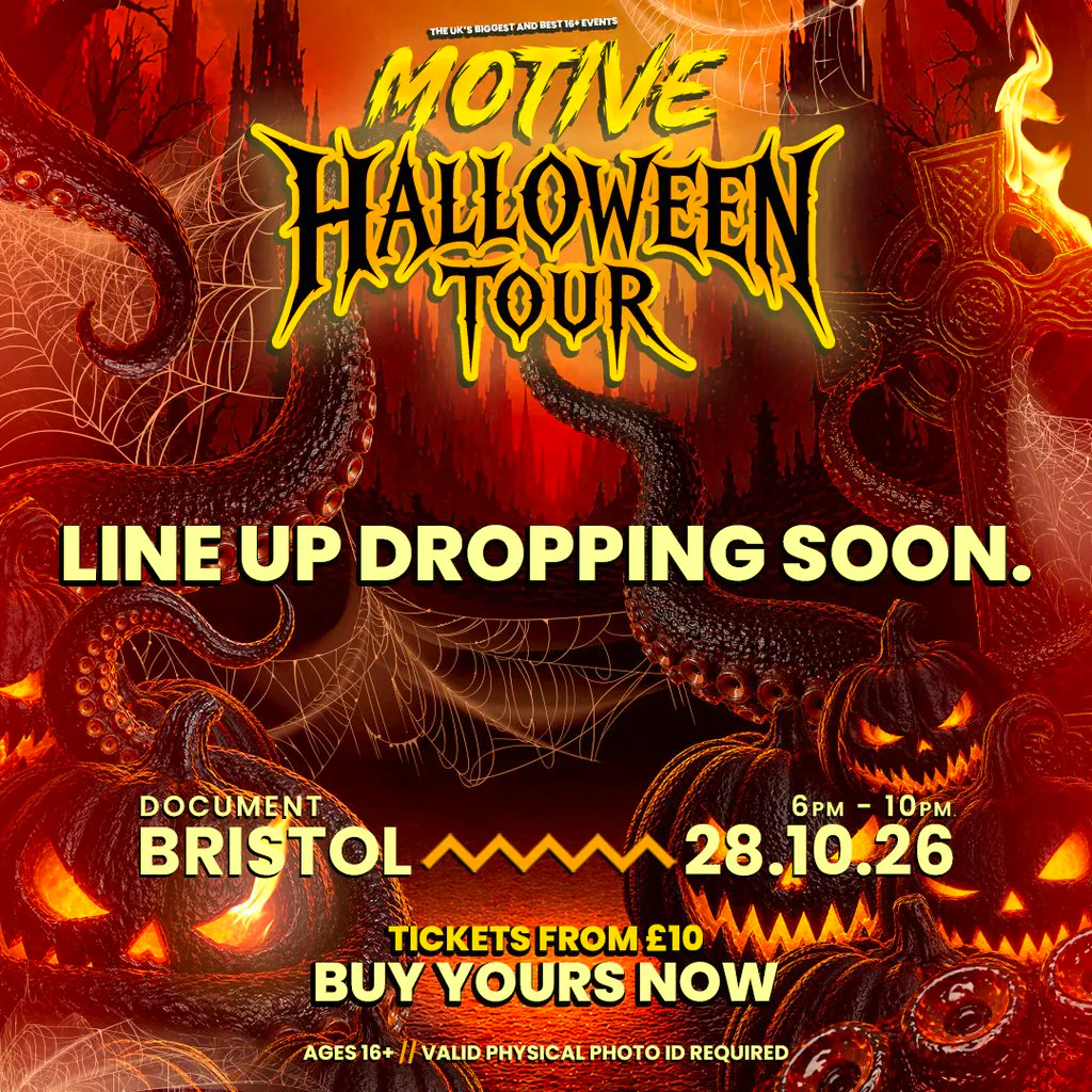 SuperMotive Bristol 16+ Halloween Rave at DOCUMENT Bristol